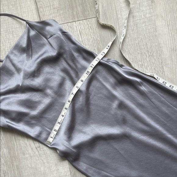 Express Sleek Gray Midi Dress - Picture 8 of 8